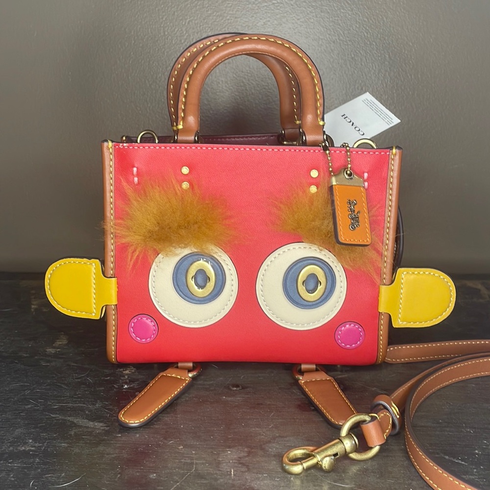 COACH handbag Coachies Rogue Signature Textile Jacquard Sweetie